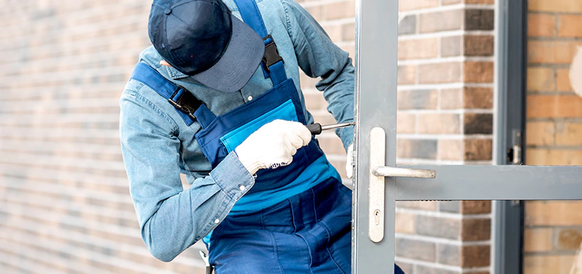 Pivot Storefront Door Locks Installation in Costa Mesa, California