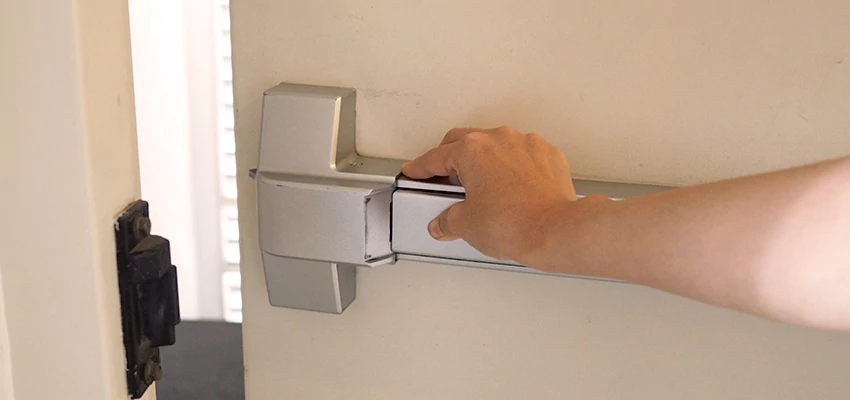 Roller Gate Panic Bar Installation in Costa Mesa, California